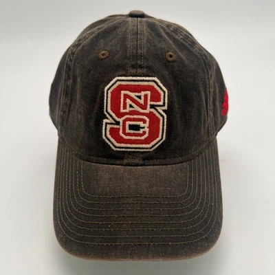 NC State Wolfpack Adidas Baseball Cap Hat Brown Adjustable - Image 1 of 4