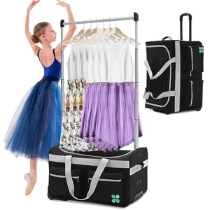 NAIZEA 27" Dance Bag with Garment Rack Ideal Competition Duffle Bag for Dancers - Picture 1 of 18