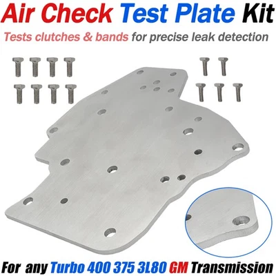 TH400 Turbo 400 Air Check Test Plate Tool Kit For 400, 375, 3L80 GM Transmission - Image 1 of 4