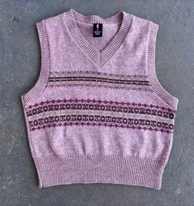 Chaleco Suéter Para Mujer Preppy Levi’s Años 90 De Colección.Isla Justa.Mediano/EE. UU. - Imagen 1 de 6