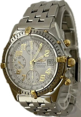 Breitling Chronomat B13050.1 White 39mm Automaric Mens Watch Excellent++A5048 - image 1 of 4
