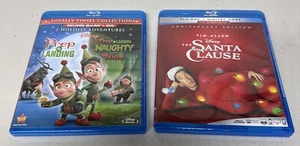 Santa Clause Prep & Landing 3 Disney Blu Ray Set  - Imagen 1 de 5