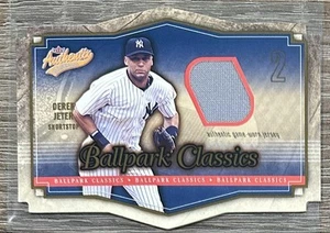 2004 Fleer Authentix #BC-DJ Derek Jeter Ballpark Classics Game Jersey - Picture 1 of 2