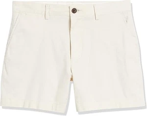 Herren Größe 34 schmale Passform 5" leichte bequeme Stretch Oxford Shorts - Bild 1 von 1