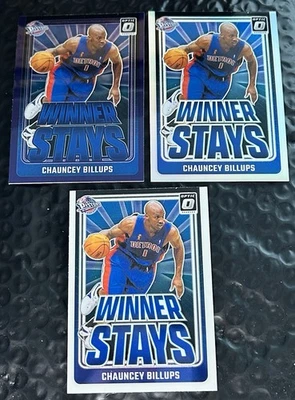 2024-25 Donruss Optic Chauncey Billups Winner Stays Purple, Silver Plus Base #18 - Image 1 of 4
