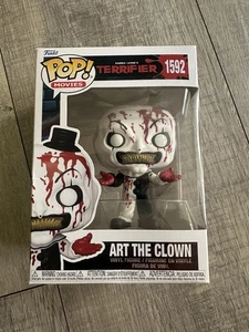 Funko Pop Movies Terrifier Art the Clown #1592 W/ Protector - Picture 1 of 7