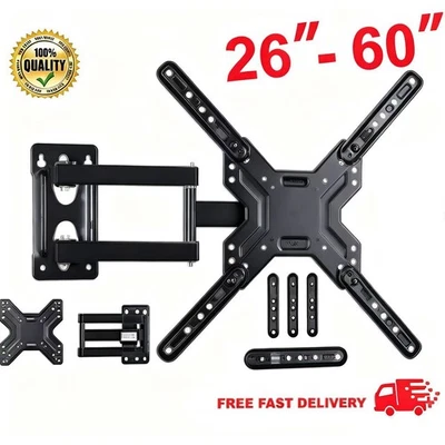 Soporte de montaje en pared universal para TV inclinable para soporte ajustable de 26-60 pulgadas US STOCK Foto 1 de 4