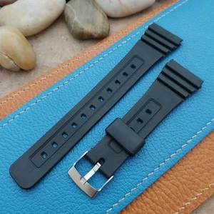 22mm NOS unbenutzt Vintage Flared Sport LCD Uhrenarmband - Bild 1 von 4