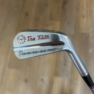 De colección Spalding Tru-Flite 5-Iron ⛳ eje de acero inoxidable derecho ~37,5" Foto 1 de 4