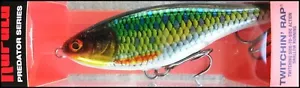 SEÑUELOS DE PESCA RAPALA TWITCHIN RAP TWR 12 cm RNR (Roca n Roach) Abachi - Imagen 1 de 2