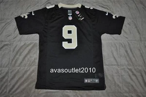 Drew Brees New Orleans Saints Nike Youth Team Game Jersey Black Large 14/16 NWT - Bild 1 von 3