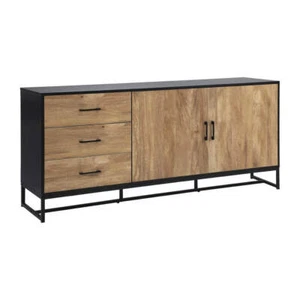 Oikiture Buffet Sideboard Cupboard Cabinet 3 Drawers 2 Door - Picture 1 of 10