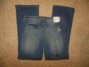 NWT Phat Silver Label Boot Fit 17 Jeans Whiskered 5 Pocket Zip Fly - Picture 1 of 3
