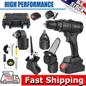 ZISTEL 5IN1 Multi-Tool Kit Cordless Multi-Tool Combo Kit w/ Batteries & Charger - Picture 1 of 13