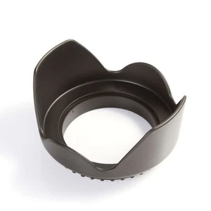 Universal 77mm Screw Mount Petal Crown Flower Shape DSLR Camera Lens Hood - Picture 1 of 6