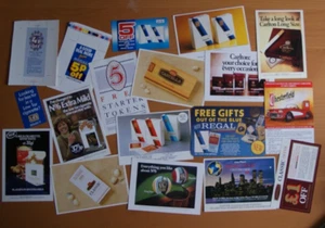 1980's SMOKING MEMORABILIA LOT Cigarette Advertising Cigar Tobacciana Vintage - Picture 1 of 3
