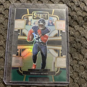 2023 Panini Select - Concourse Black & Green Prizm Die-Cut #95 Derrick Henry - Picture 1 of 2