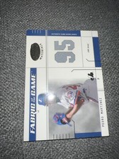 PEDRO MARTINEZ Jersey PATCH 2003 Leaf Certified Materials Fabric of the Game /95