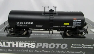 Walthers Proto HO Exxon Mobil 40' Trinity 14k Molten Sulfur Tank Car #299003 NOS - Picture 1 of 7