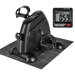 Mini Exercise bike Pedal Exerciser Under Desk With LCD Screen Display Arm Leg - Picture 1 of 10