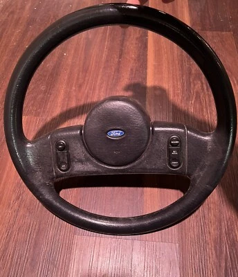 Ford Mustang Foxbody 1987-1989 volante inclinable negro 87 1988 1989 OEM Foto 1 de 4