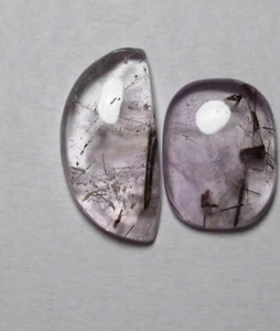 Natural Rutile Quartz Cabochon Mix Shape 22.85 ct Loose Gemstone H 4836 - Picture 1 of 7