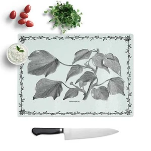 The Ivy Melanocarpa Schneidebrett Glas Struktur Schneiden Arbeitsplatte Sparer Küche - Bild 1 von 6