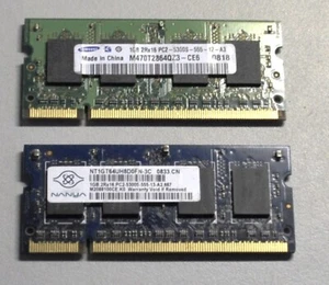 LAPTOP MEMORY 1GB 2Rx16 PC-2 5300S-555 VARIOUS BRANDS GOOD SCHOOL SURPLUS - Picture 1 of 1