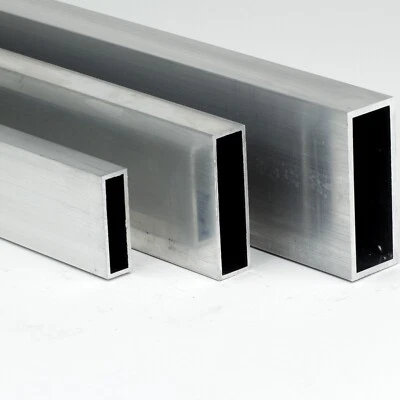 MARKENLOS Aluminium Rechteckrohr 120x40x3mm Alu AlMgSi05 6060 Profil Hohlrohr Vierkantrohr