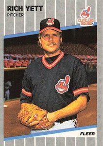 1989 Fleer Rich Yett #417 