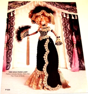 Paradise Publications Crochet Volume 24 - 1889 - Gold Rush Lady - Picture 1 of 4