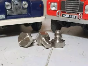 Land Rover Series 1-3 Gearbox Speedo Cable Drive Securing Stainless Bolt Set x3 - Picture 1 of 4