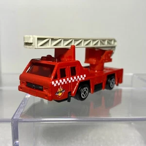 Realtoy Nissan Diesel Fire Ladder Truck ~ 1:60 - 1:64 Diecast Red - Picture 1 of 11