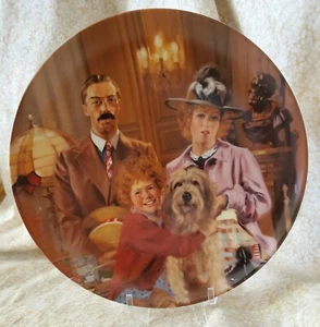 Placa de coleccionista Annie, Lily y Gallo Bradford Exchange Knowles usada certificado de autenticidad - Imagen 1 de 6