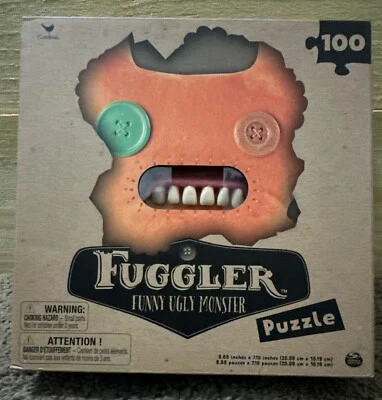Fuggler 100 Pc Orange Funny Ugly Monster Puzzle 2018 NOS New Sealed 10x7 Teeth - Image 1 of 3