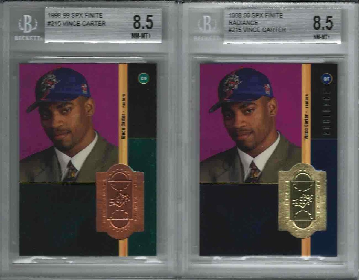 ビンスカーター  NBA 1998 SPx FINITE  #215 PSA7 ビンスカーター NBA 1998 SPx FINITE #215 PSA7の通販 by りっぱ