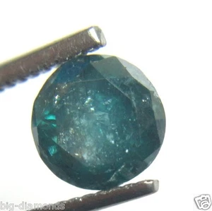1.60Cts Natural Sparkling Solitaire Blue Diamond 7.11-7.17x4.56 MM - Picture 1 of 6