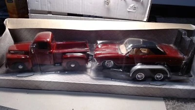 Maisto Show Stoppers 1965 Buick Riveria Red & '48 Ford F1 Kid Connection Haulers - Image 1 of 4