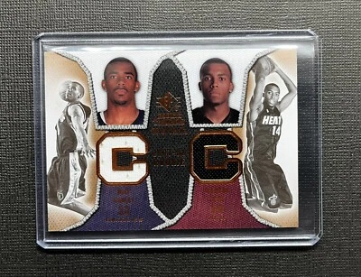 2007-08 SP Rookie Threads Dual #DRT-CC Mike Conley & Daequan Cook -Jersey Patch - Image 1 of 4