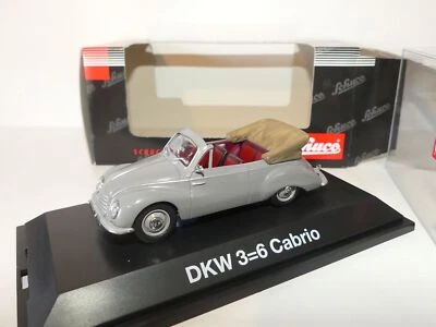 DKW 3 6 F91 CABRIOLET Gris SCHUCO 1:43 - Photo 1/2