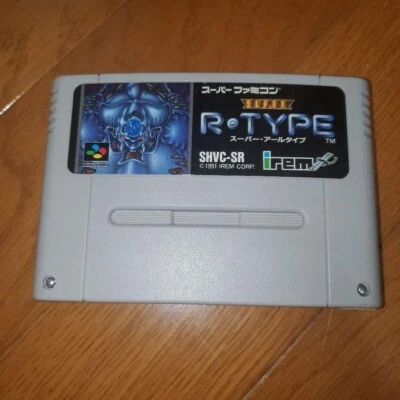Super R-TYPE Cartridge Only Nintendo Super Famicom Tested irem from Japan - Image 1 of 4