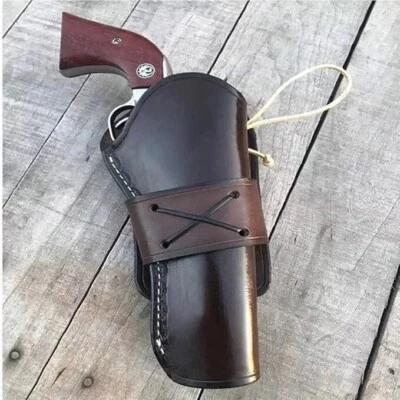 Leather Western Holster Heritage 22 Holster .22LR Cowboy Holster for 4" to 6" . - Image 1 of 3