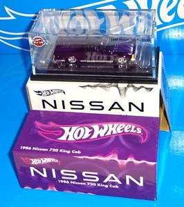 Hot Wheels 2024 Red Line Club 1986 Nissan 720 King Cab P/U Purple w/ Case - Picture 1 of 9