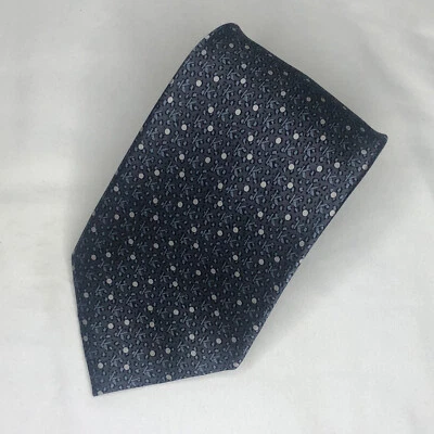 Corbata KRIZIA Corbata Gris Diseñador Suave Seda Hecha en Italia Foto 1 de 4