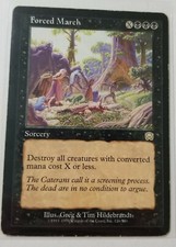 Forced March Mercadian Masques MTG Magic the Gathering Free Shipping