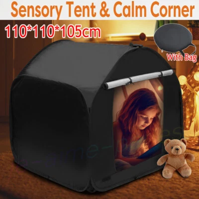 Premium Pop-up Sensory Den Blackout Tent for Special Educational Kid Autism ADHD - Image 1 of 4