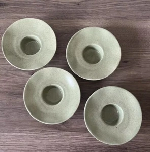 Mikasa 4 Palomino Green Votive Candle Holders Tea Light, Discontinued - Picture 1 of 15