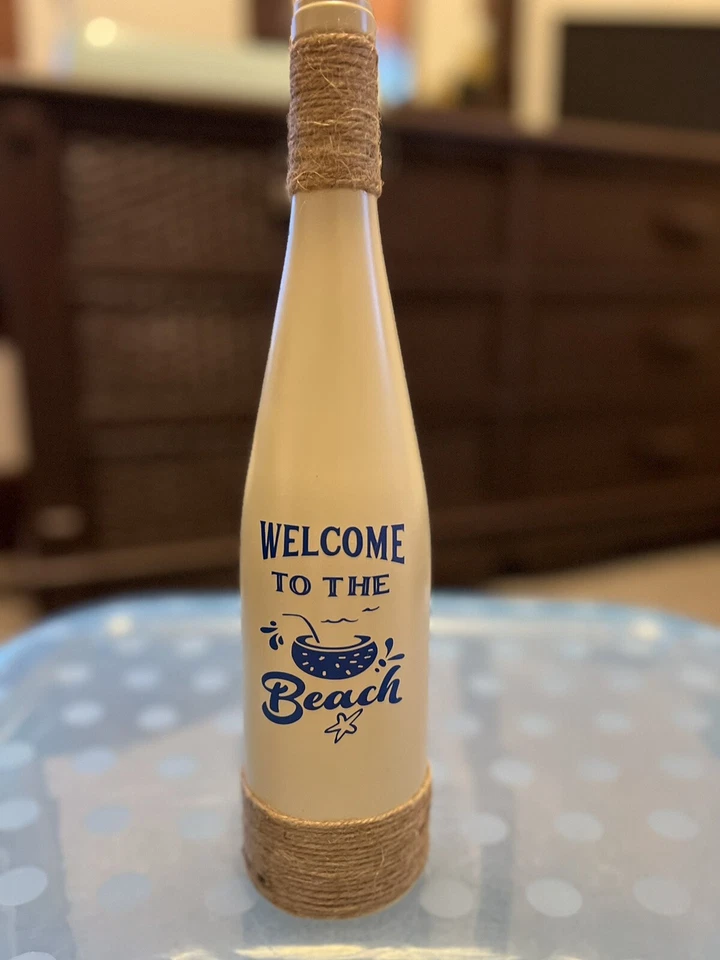 Декор пляжной винной бутылки - Изображение 1 из 1
