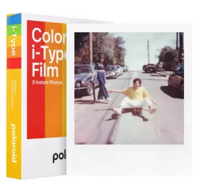 Polaroid Color i-Type Film, 8 Instant Photos, Instant Film, MFG Date 04/2025