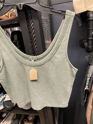 女式 Aerie 灰色短背心 - XS 码 — 第 1/4 张图片